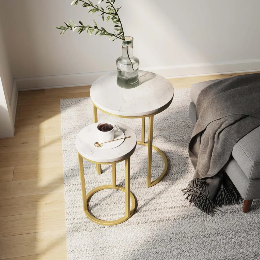 Stylish and Functional Nesting Side Tables